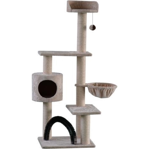 Krabpaal Dallas Beige - Met massageborstelboog