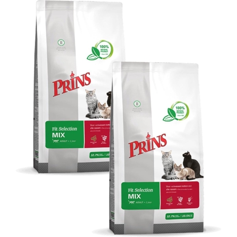 Prins Kattebrokjes - Kattenvoer - 2 x Mix 10 kg