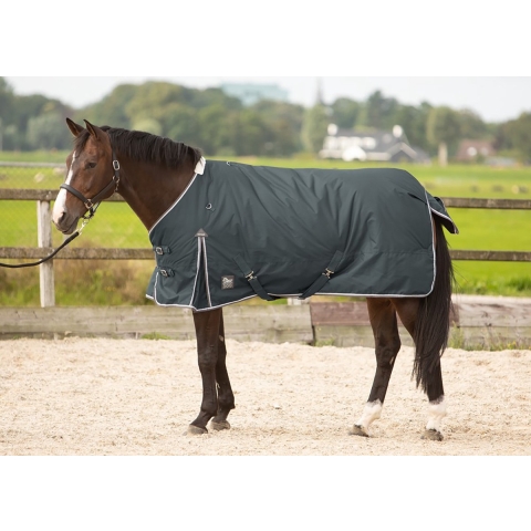 Harry's Horse - Outdoordeken Thor -  300 Gram -  Ebony - Maat 175