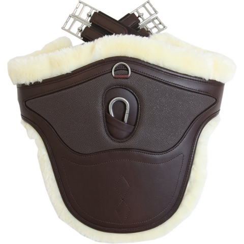 Kentucky Buikflapsingel wol/bont Special - maat 120 - brown