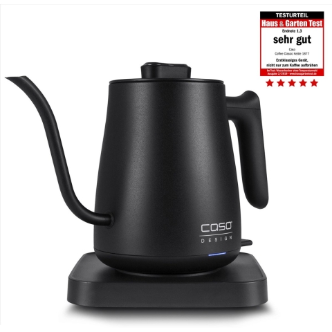 CASO Coffee Classic Kettle - Waterkoker - 0,6L - Retro - Zwart