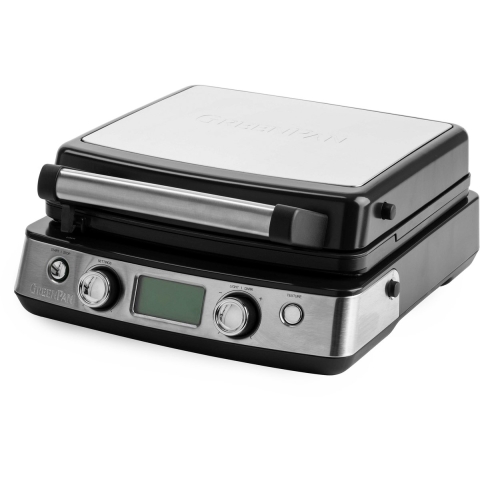 Wafelijzer Glossy Black (incl. 2 sets wafelplaten)