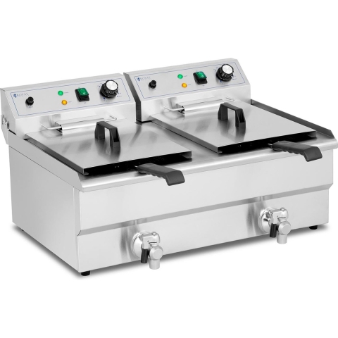Royal Catering Elektrische friteuse - 2 x 16 L - royal_catering - 230 V