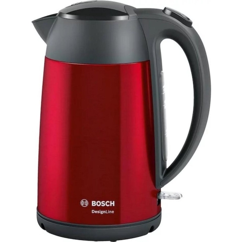 Bosch TWK3P424 Waterkoker 1.7L 2400W Rood/Zwart