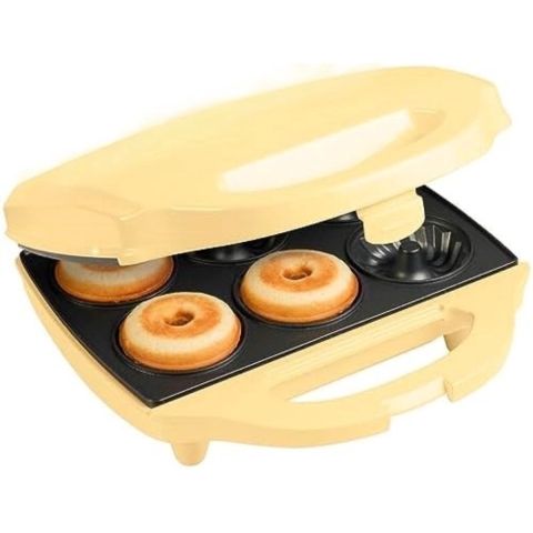 Donutmaker - Donut Bakvorm - 900W - Geel