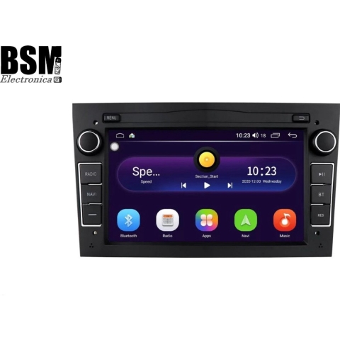 Opel Android 12 2+32GB Navigatie Zwart Apple Carplay/Android Auto (Corsa/Astra/Zafira)