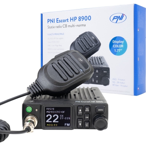 PNI HP 8900 - 27MC bakkie- CB- 12/24V - Compact - Degelijk - Modern TFT beeldscherm