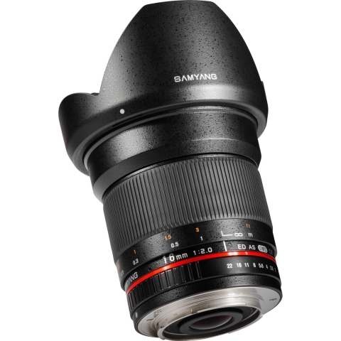Samyang 16mm F2.0 Ed As Umc Cs - Prime lens - geschikt voor Micro 4/3