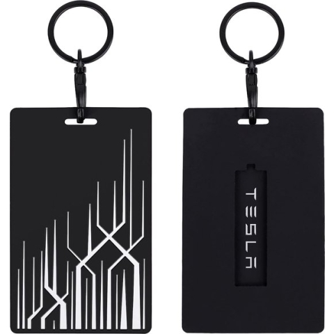 Sleutelkaarthouder voor Tesla Model 3, model Y silicone sleutelhanger