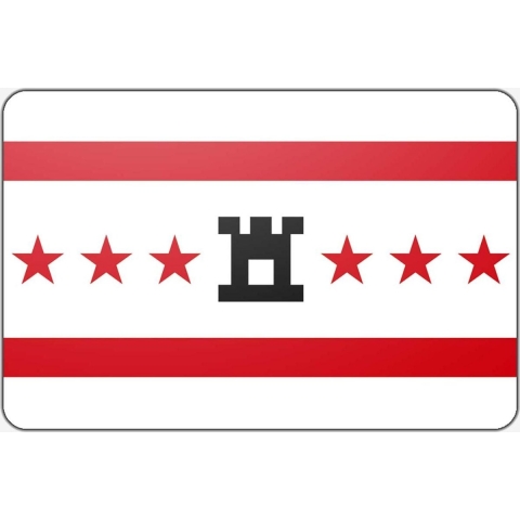 Vlag Drenthe - 150 x 225 cm - Polyester