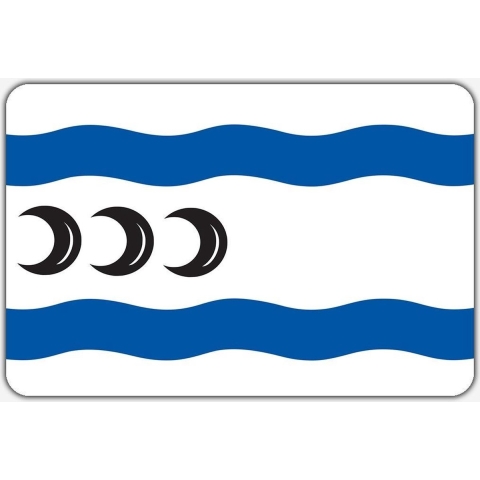 Vlag Ouderkerk aan den IJssel - 150 x 225 cm - Polyester