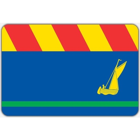 Vlag Ooltgensplaat - 150 x 225 cm - Polyester