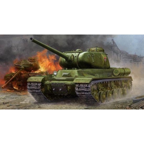 The 1:35 Model Kit of a Soviet JS-1 Heavy Tank.

Plastic Kit 
Glue not included
Dimension 230 * 200 mm
360 Plastic parts
The manufacturer of the kit is Trumpeter.This kit is only online available