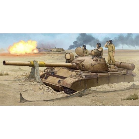 The 1:35 Model Kit of a T-62 Mod 1962 Iraqui Regular Army.

Plastic Kit 
Glue not included
Dimension 286 *95 mm
470 Plastic Parts
The manufacturer of the kit is Trumpeter.This kit is only online available.