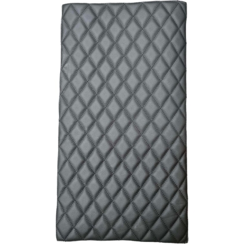 Schuro - Auto Bekledingsleder - Computergestikt Diamond Patroon - Zwart Dakota - Draad dikte 20 - Kleur zwart