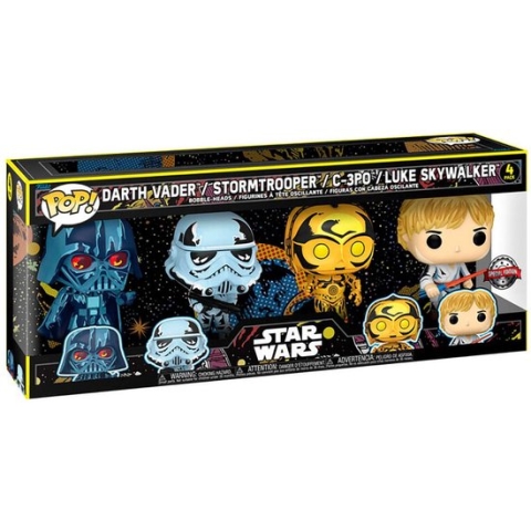 Funko Pop! Star Wars - Retro Series US Exclusive Pop! 4-Pack
