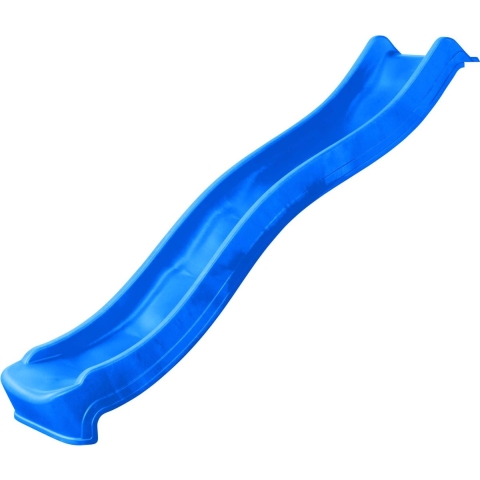 Losse Glijbaan Blauw 2,2 meter (voor platformhoogte 120 cm) | Aanbouwglijbaan voor o.a. speeltoestel, speelhuisje | Plastic / Kunststof / HDPE