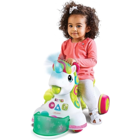 Infantino Sensory Smilin' Shimmer 3-in-1 Eenhoorn Loopwagen BK-227018