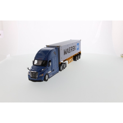 Freightliner Cascadia Trekker met oplegger 40FT Container Maersk - 1:50 - Diecast Masters