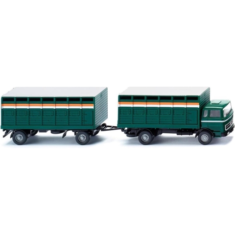 Wiking 056503 H0 Mercedes Benz Veetransport-hangertrein