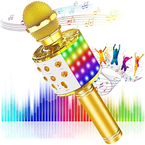kinder microfoon / microfoon voor kinderen, speelgoed voor jongens en meisjes vanaf 4 jaar, thuis, feest, karaoke, dynamische microfoons