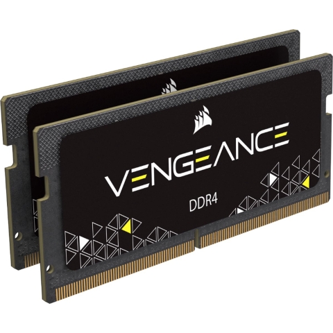 Corsair Vengeance - Geheugen - DDR4 (SO-DIMM) - 64 GB: 2 x 32 GB - 260-PIN - 3200 MHz / PC4-25600 - CL22 - 1.20V - zwart