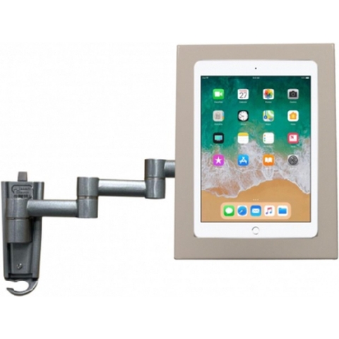 Flexibele tablet wandhouder 345 mm Securo XL voor 13-16 inch tablets - wit