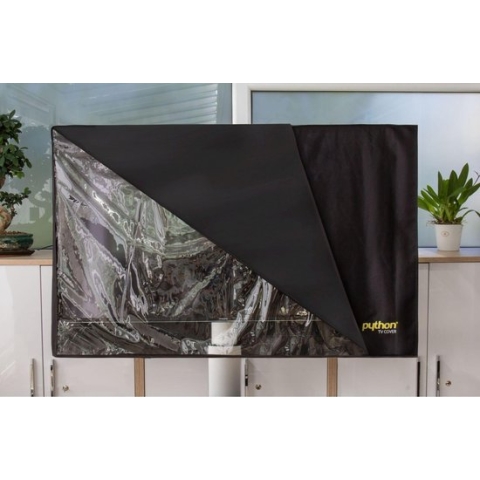 Python beschermhoes met transparante doorkijk voor schermen van 40 tot 43 inch
