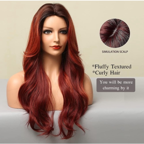 Vrouwen Natuurlijke Kijken Synthetische Pruiken - Women's Wigs-60,96 x 55,88 x 55,88 cm; 372 gram