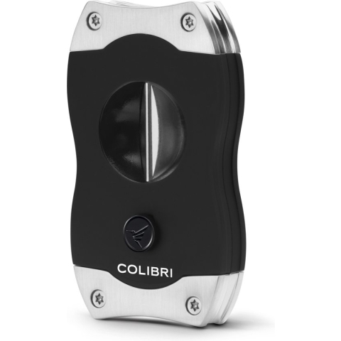 Sigarenknipper Colibri V-Cut zwart - chrome