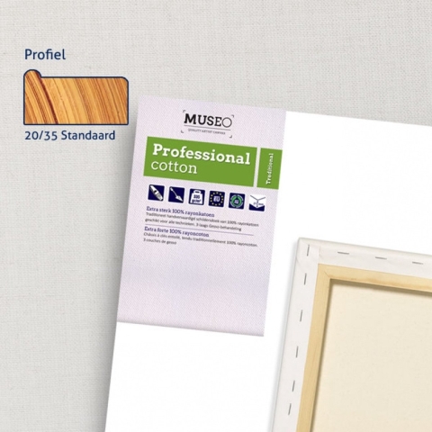 CO Professional Canvas Schildersdoek 60x70 6 stuks
