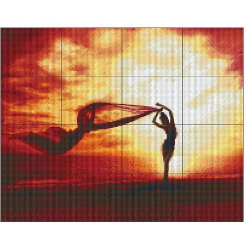 PIXELHOBBY AVONDROOD - DST51320474 - 16PLATEN - 270MATJES