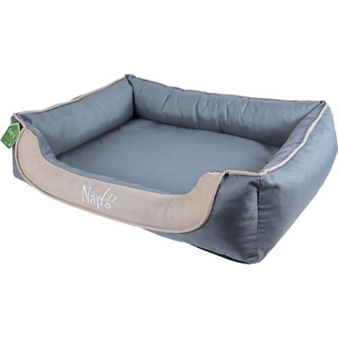 NapZZZ hondenmand waterproof Divan Grijs/Beige 100 x 80 cm