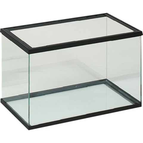 Flamingo Volglas - Aquarium Vis - Volglas Aquarium 50x25x30 Cm Zwart - 1st