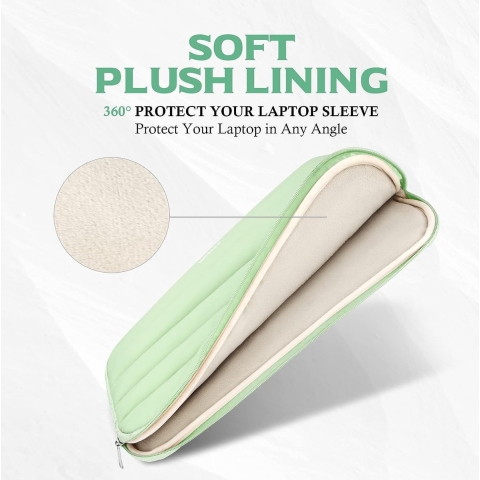 Puffy Laptophoes Sleeve Case 13 13,3 inch Laptoptas, 4-Laags Bescherming, Waterbestendig Notebook Hoes