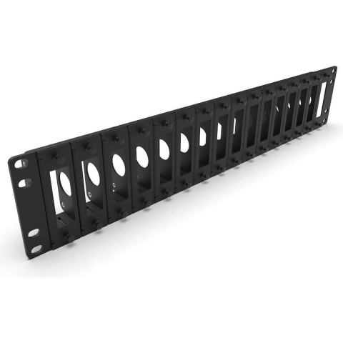 19 inch rack mount 2U for 16x RASPBERRY Pi FRONT REMOVABLE
