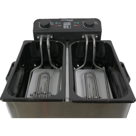 Dubbele friteuse 2 x 3L - 4000 watts