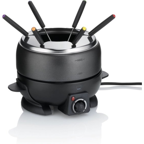 Fondue Set, Elektrisch, 6 Personen, Zwart - Kela | Simplon