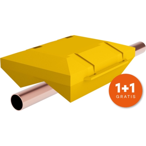 1+1 GRATIS - Alpine Revolution waterontharder magneet - Antikalk Magneet voor koper en kunststof leidingen - Antikalksysteem - Energie besparen - Gas besparen - Magnetische waterontharder - 8000 pro Sq 8Fz