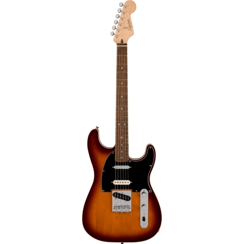 Squier Paranormal Custom Nashville Stratocaster (Chocolate 2-Colour Sunburst) - Elektrische gitaar