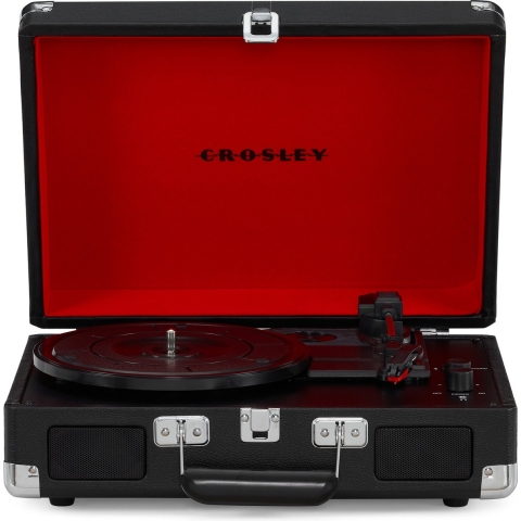 Crosley Cruiser Plus CR8005F-BK - Zwart - Bluetooth In/Uit Platenspeler