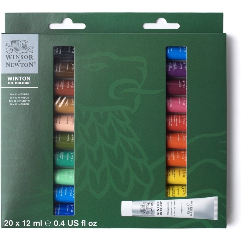 Winsor & Newton Winton Oil Colour 20x12ml Beginners set