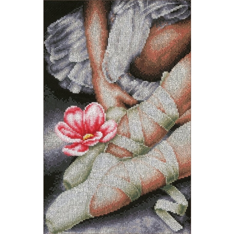 Borduurpakket Mijn kleine ballerina's - Lanarte