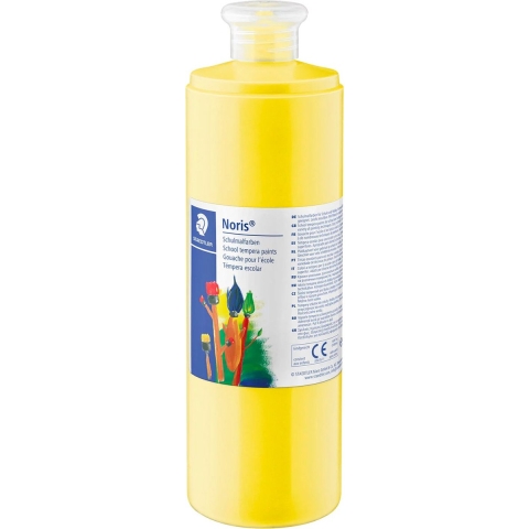 Staedtler Noris® 8853 - Plakkaatverf - voor school en hobby - geel - 750ml