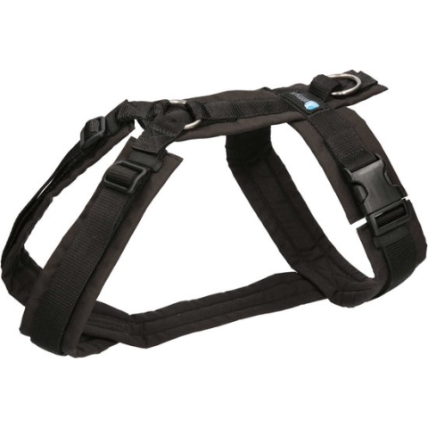 AnnyX Hondentuig - FUN - Speurtuig - Zwart - maat XL - Borstomvang 78-105cm - Gewicht hond 35-80 kg - My K9