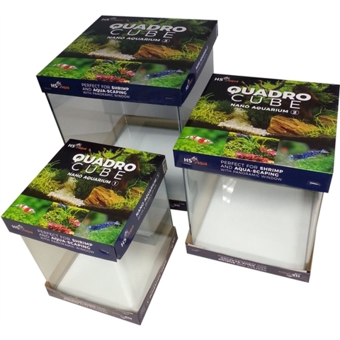 Hs aqua aquarium volglas quadro cube no.3 30x30x35 cm