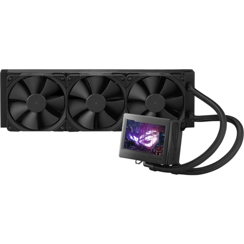 ASUS ROG RYUJIN III 360 - Vloeistofkoelsysteem processor - afmeting radiator: 360 mm - (voor: LGA 1700, 115x - AMD AM5, AM4) - aluminium met koperen basis - 3 x 120 mm fan - zwart