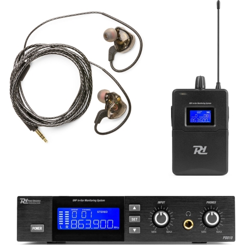 Power Dynamics PD810 - UHF Draadloos In Ear Monitorsysteem