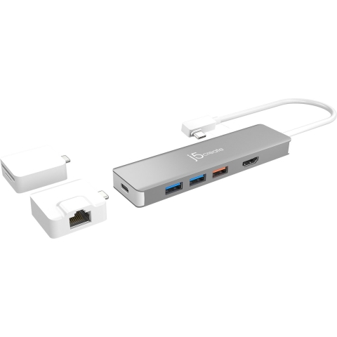 j5create JCD375-N USB-C Modulaire Multi-Adapter with 2 Kits