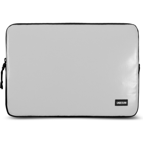 MacBook Air hoes van gerecycled materiaal (duurzaam) - Grijze laptop sleeve/case voor de MacBook Air 13.3 inch M1/M2 (2022/2023)